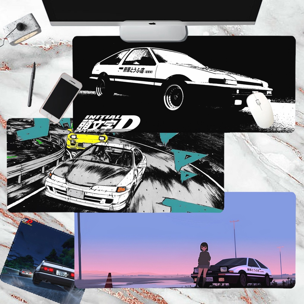 Anime Initial D AE86 Tail Light Mousepad girl pad Keyboards Mat ...