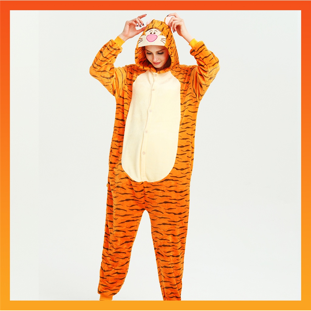 Womens tiger onesie hot sale