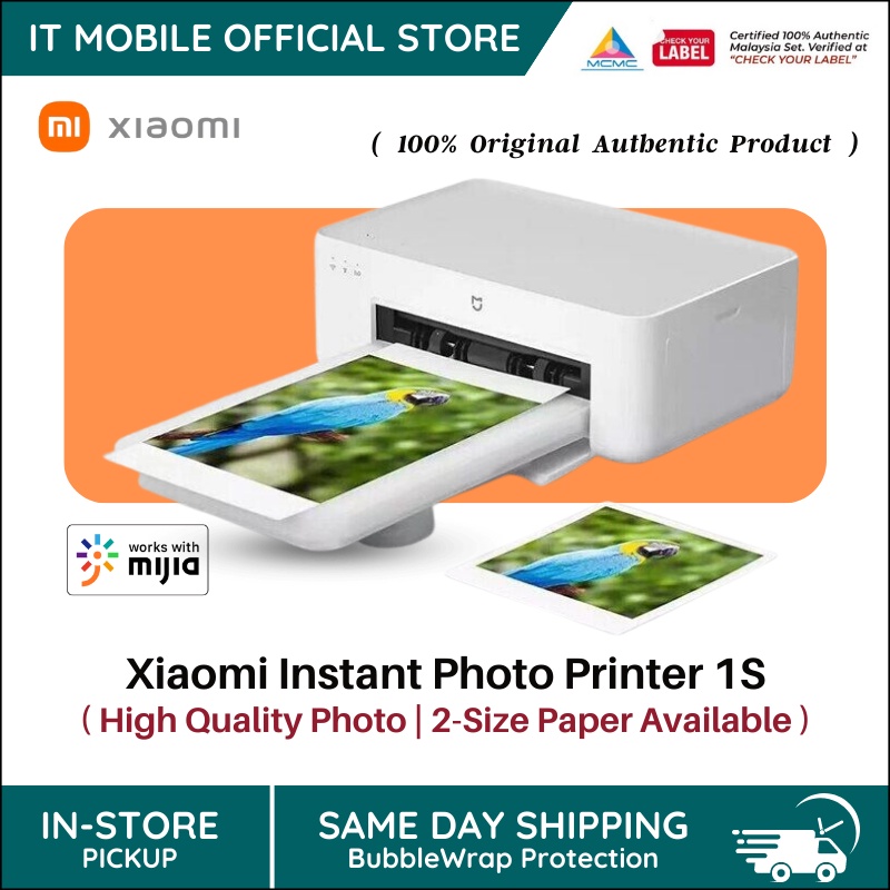 Xiaomi Instant Photo Printer 1S Set Highresolution image quality