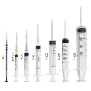 1ml / 1cc Syringe (No Needle) 3cc, 5cc, 10cc, 20, cc, 60cc, Choose Size &  Pack