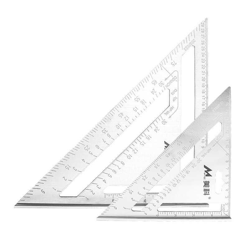 7 Inch 18/30cm Aluminium Speed Square Metric Protractor Angle ...