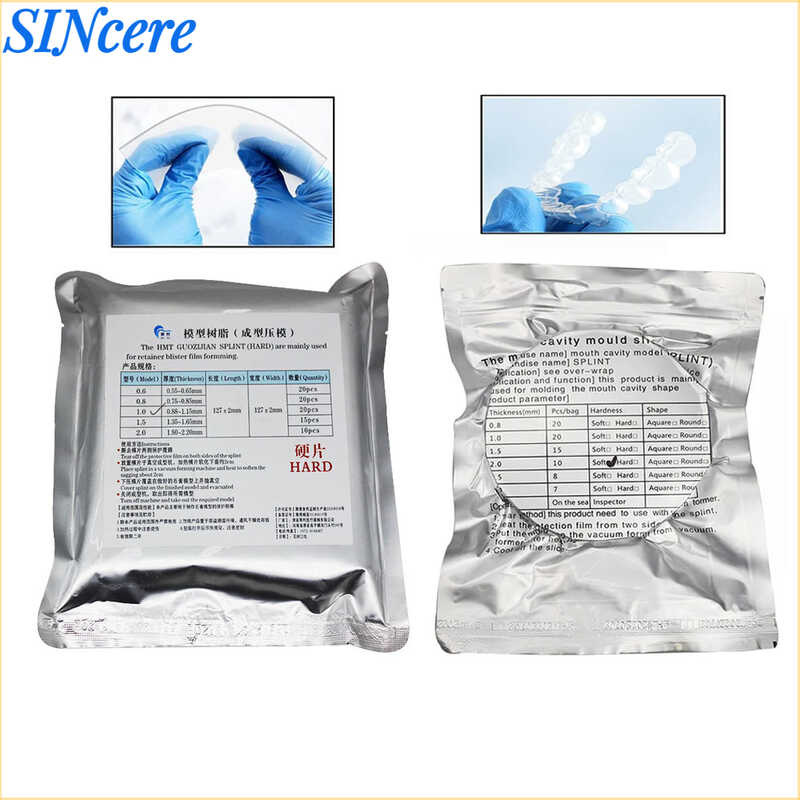 Dental Lab Splint Retainer Slice Vacuum Forming Sheet Hard Soft Denture ...
