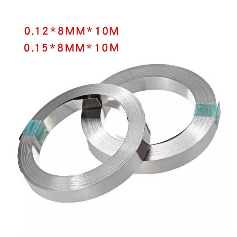 Nickel Strip 10m 0.15x8mm Tap For 18650 Cell Battery Pack