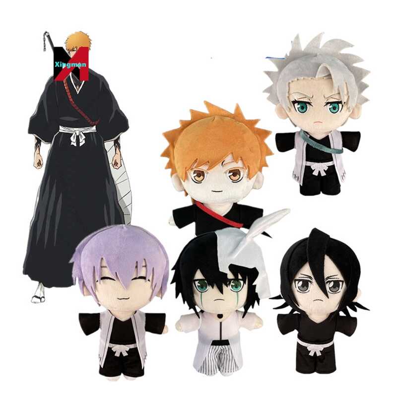 20Cm Anime Bleach Plush Toy Bleach Anime Ichimaru Gin Kurosaki Ichigo
