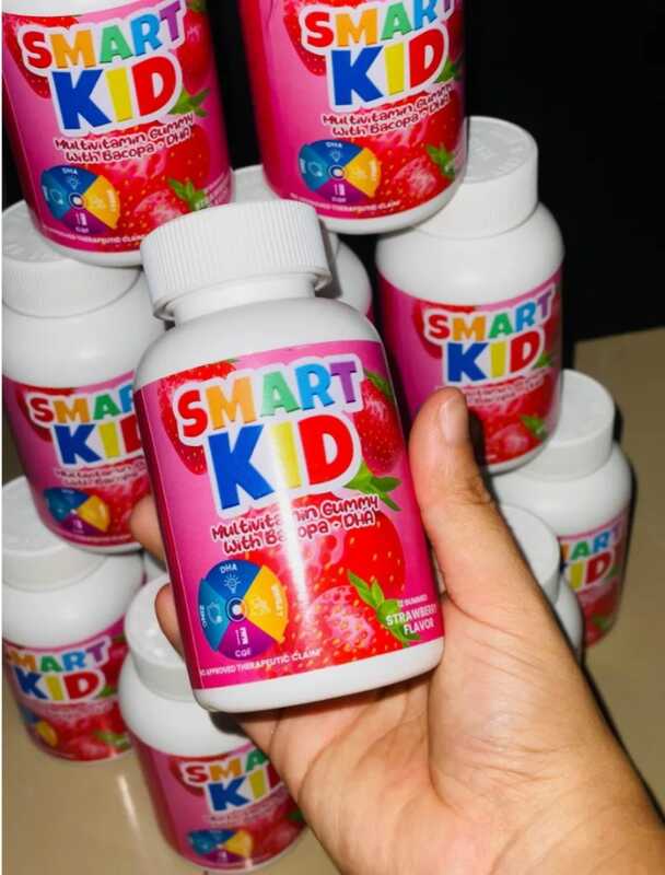 SMART KID MULTIVITAMINS GUMMY WITH DHA IMPROVES EYESIGHT BOOST MEMORY AND THINKING Shopee
