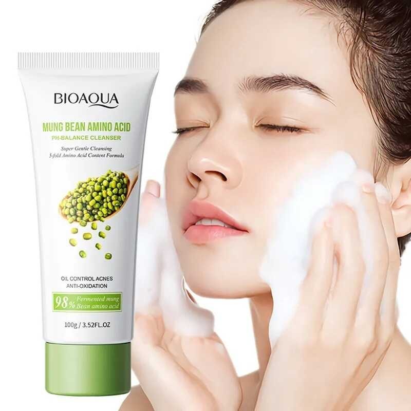 BIOAQUA Mung Bean Facial Cleaner Face Cleaning Paglilinis Ng Paglilinis ...