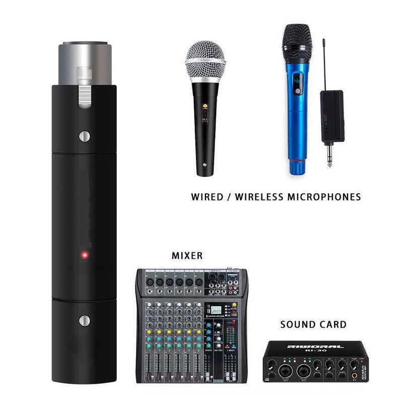 Gaz-Ma1 48V Dynamic Microphone Stage Talk - All-Directional Pickup ...