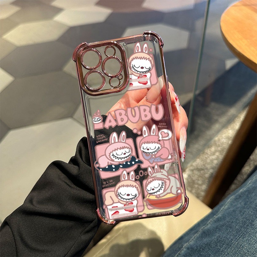 Labubu Phone Case for iPhone 16 11 15 14 13 12 Pro Xs Max XR X 7 8 Plus ...