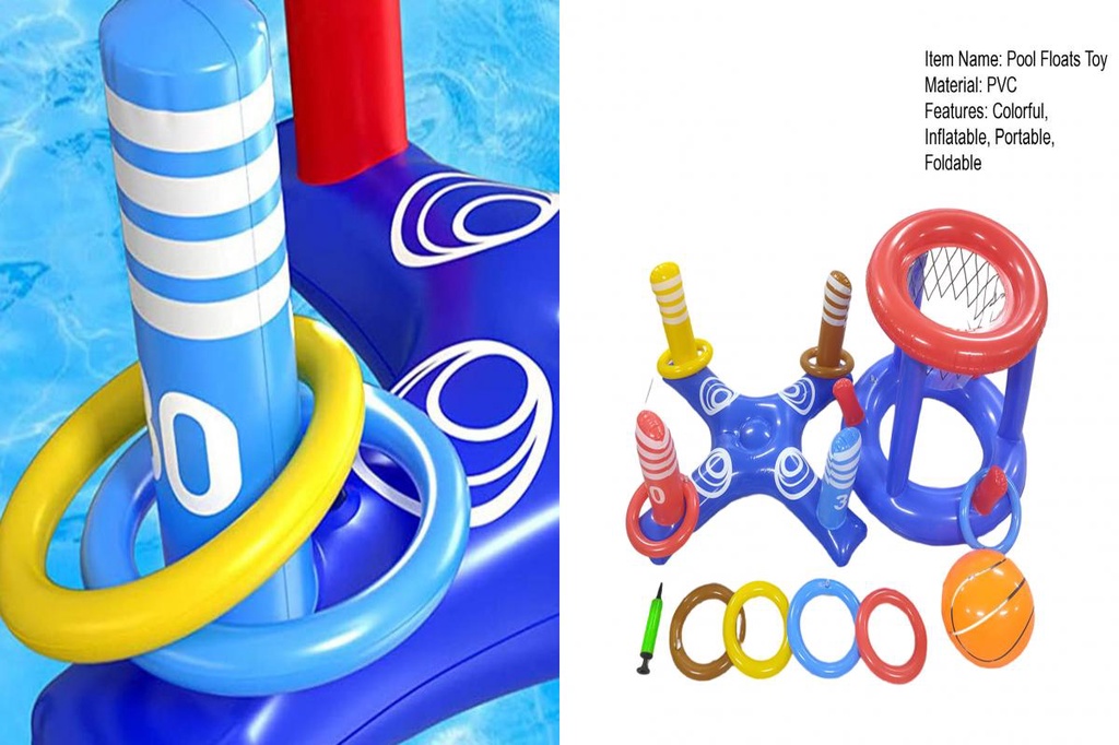 Pvc Made Pool Floats Pool Floats Toy Fun Inflatable Pool Games Set for ...