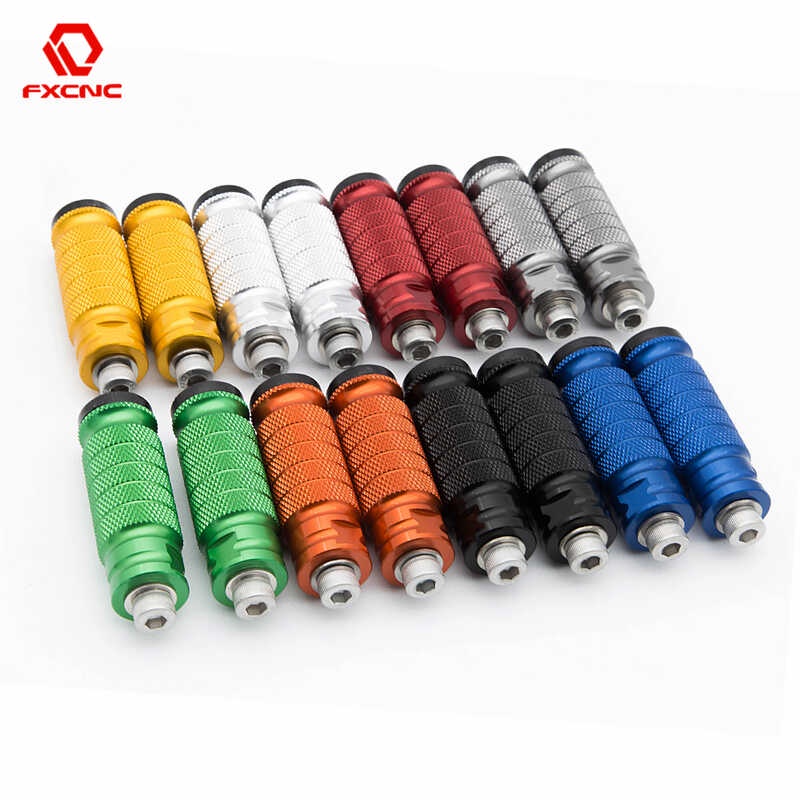 FZCSIMR Almohadilla Pata Cabra para Kawasaki Z800 Z900 Z1000 SX ZX6R ER6N ZX-10R ER6F para Ninja650R Soporte Lateral Extensión Placa Almohadilla Ampliadora Almohadilla Caballete Lateral(Naranja