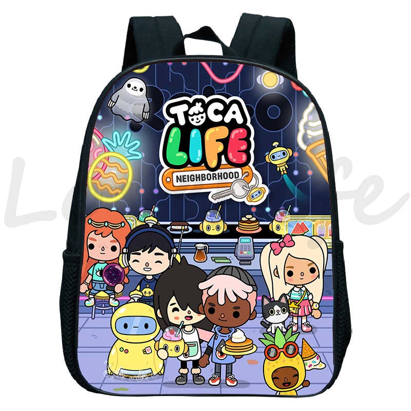 Toca Life World Backpack Cartoon Toca Boca School Bags Kids ...