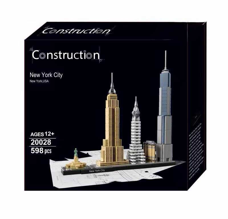 Toronto Skyline Architecture – 429 Pièces, Set MOC Compatible Lego, 12 Ans+