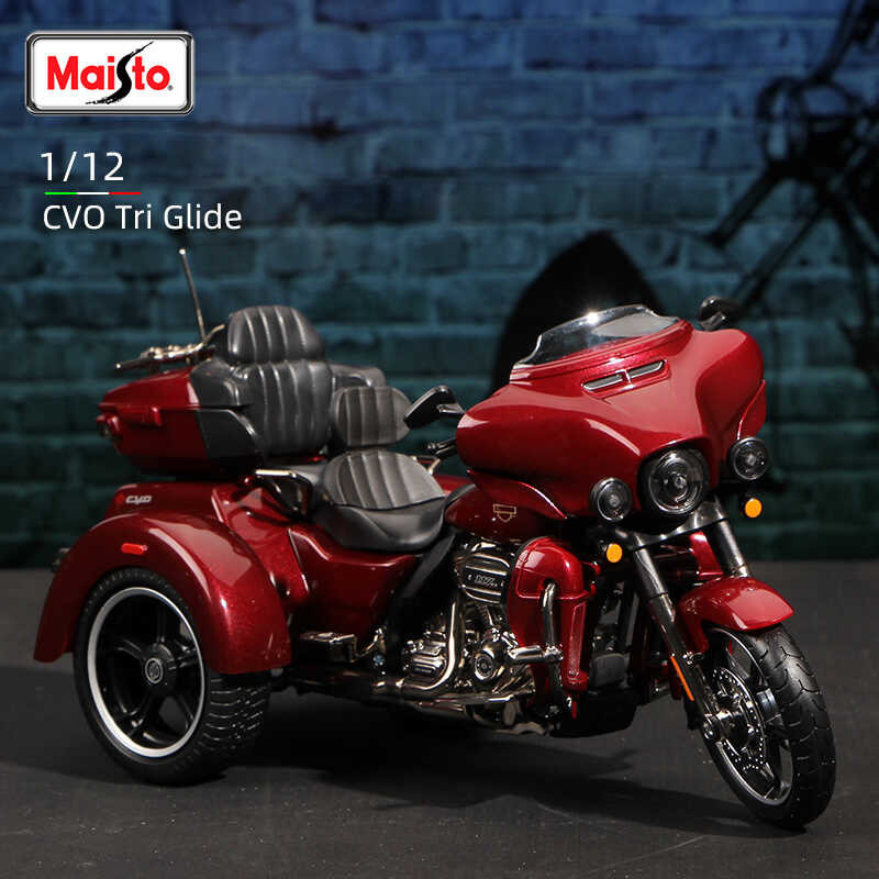 Maisto 1:12 CVO Tri Glide 2021 Trikes Die Cast Vehicles Collectible ...