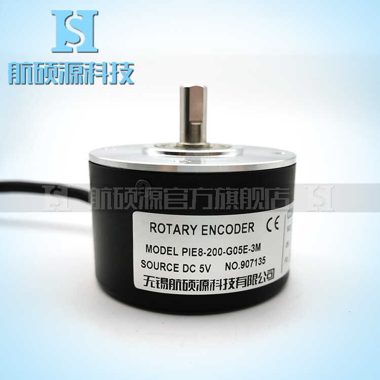 PIE8-200-G05E-3M photoelectric rotary encoder solid shaft 8mm voltage ...