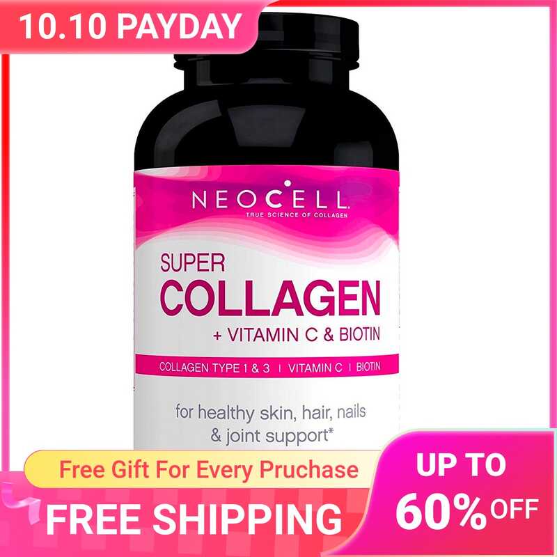NeoCell Super Collagen (Types 1 & 3) + Vitamin C with BIOTIN 250 Tablets Shopee Philippines