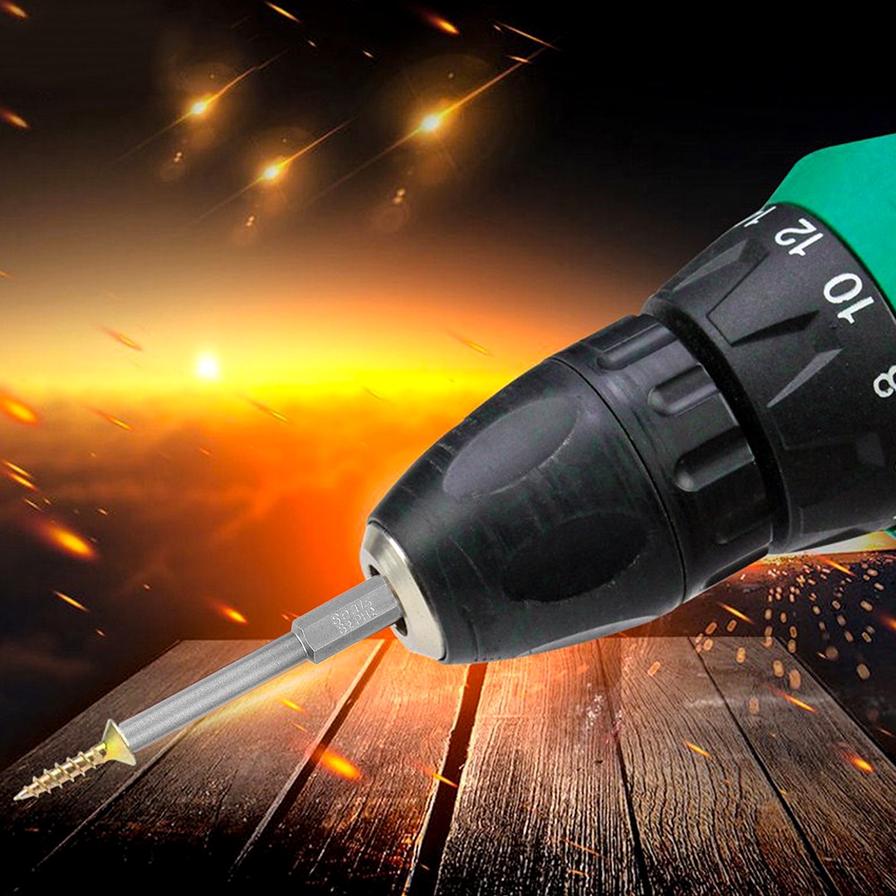 8pcs/set 75mm Magnetic Long Hex Cross Head Screwdriver Bits | Shopee ...