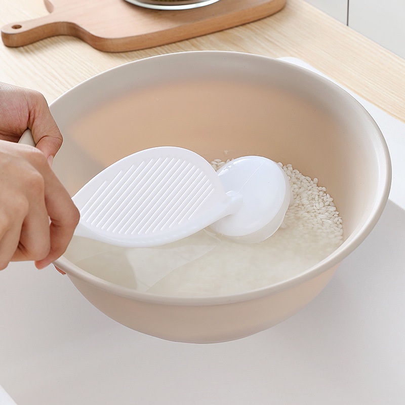 Creative Rice Washing Sieve Multifunctional Soybean Scoop Strainer Rice ...