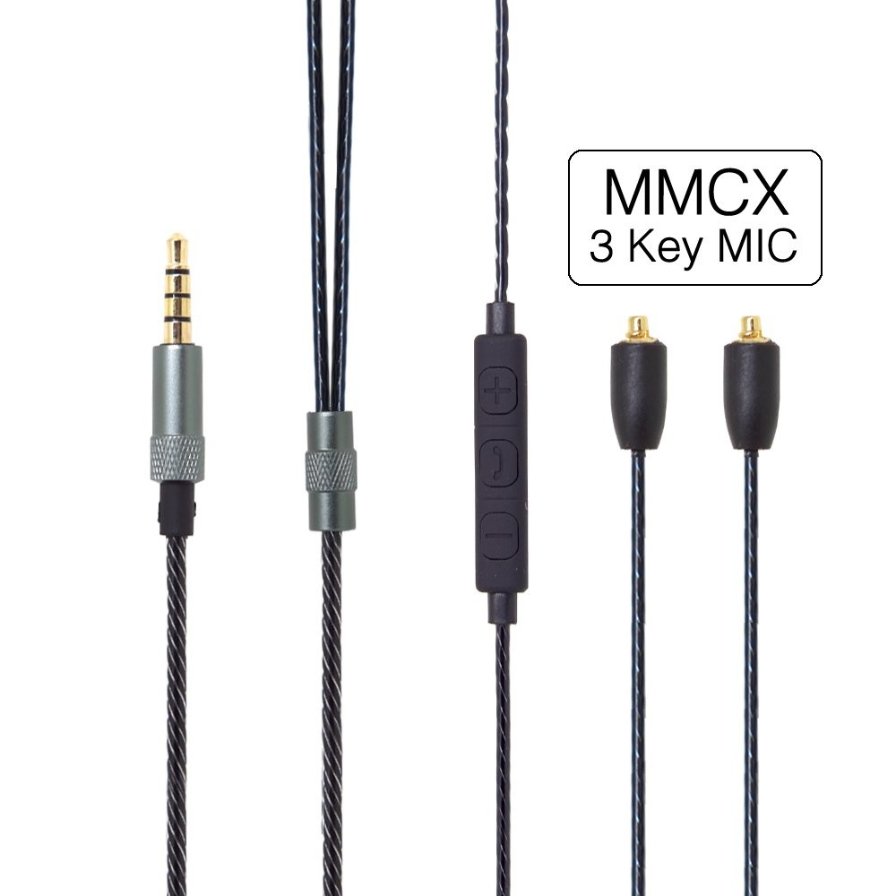 OFC Replacement MMCX Cable Extension Cord Wire For Logitech Ultimate ...