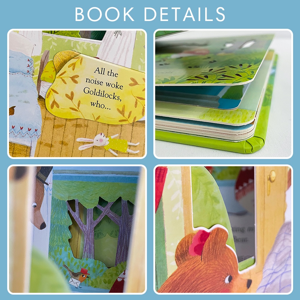 Usborne Peep Inside A Fairy Tale Goldilocks and The Three Bears 3D Flap ...