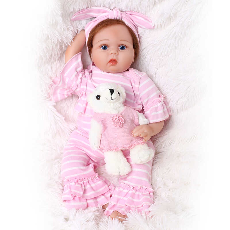 Lifereborn Baby 22Inches 55Cm Realistic Cry Baby Silicone Babies Toys ...