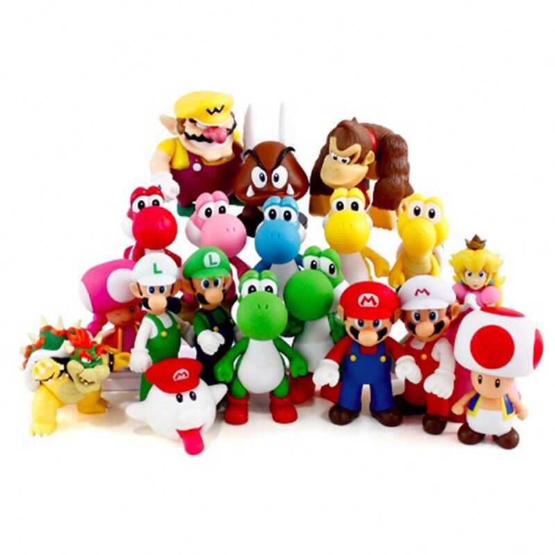 Mario Toy Figure Wholesale Super Mario Bros Action Figure, Koopa Daisy ...