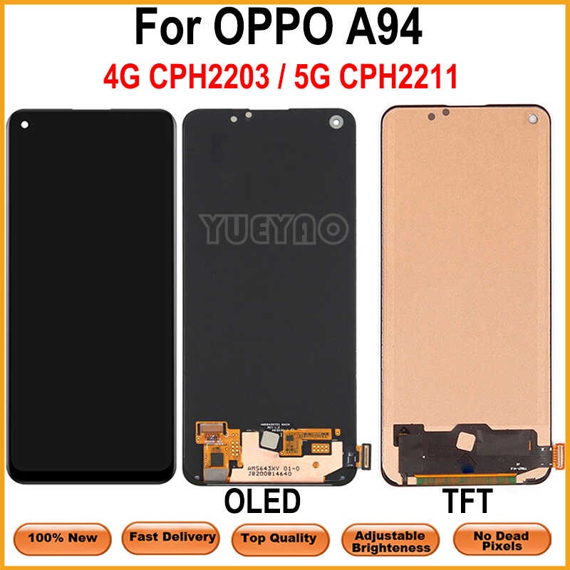 DISPLAY LCD OLED PER OPPO A94 4G CPH2203 / REALME 8 RMX3085 TOUCH Schermo 7424637667642 - Foto 4