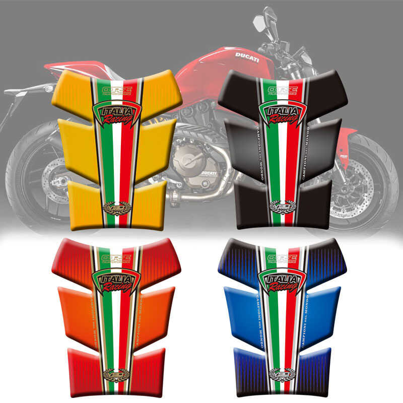 3D Motorcycle Fuel Tank Protection Stickers Fuel Tank Stickers Suitable ...