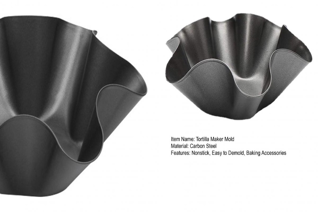 Taco Salad Bowl Maker Taco Shell Maker Authentic Nonstick Tortilla ...