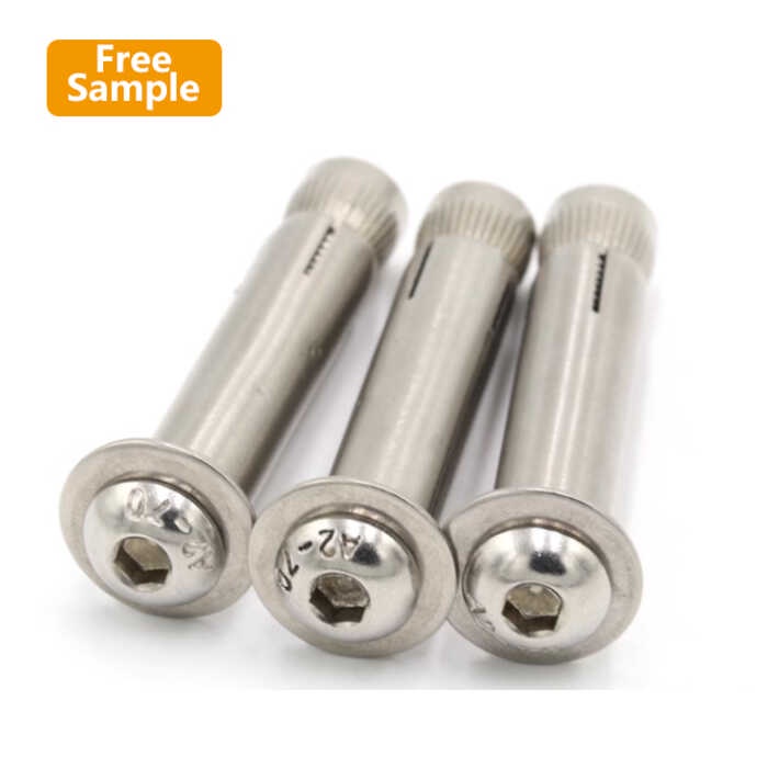 M10*100 Pan Head Allen Bolt Hex Socket Sleeve Expansion Anchor Bolts