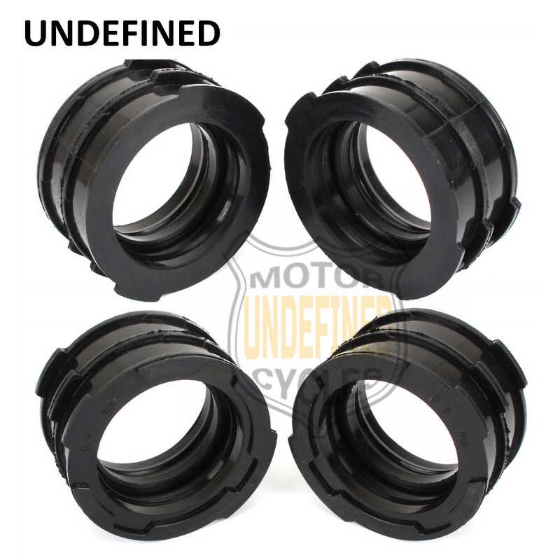 EVGATSAUTO 4x Carburetor Carb Intake Manifold Boots Joint Fit Para