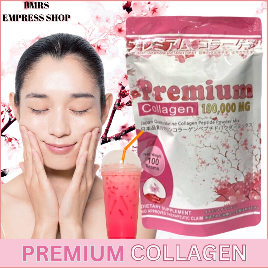 ORIGINAL Premium Inumin 100,000 MG Quality Marine Collagen Powder Mix ...