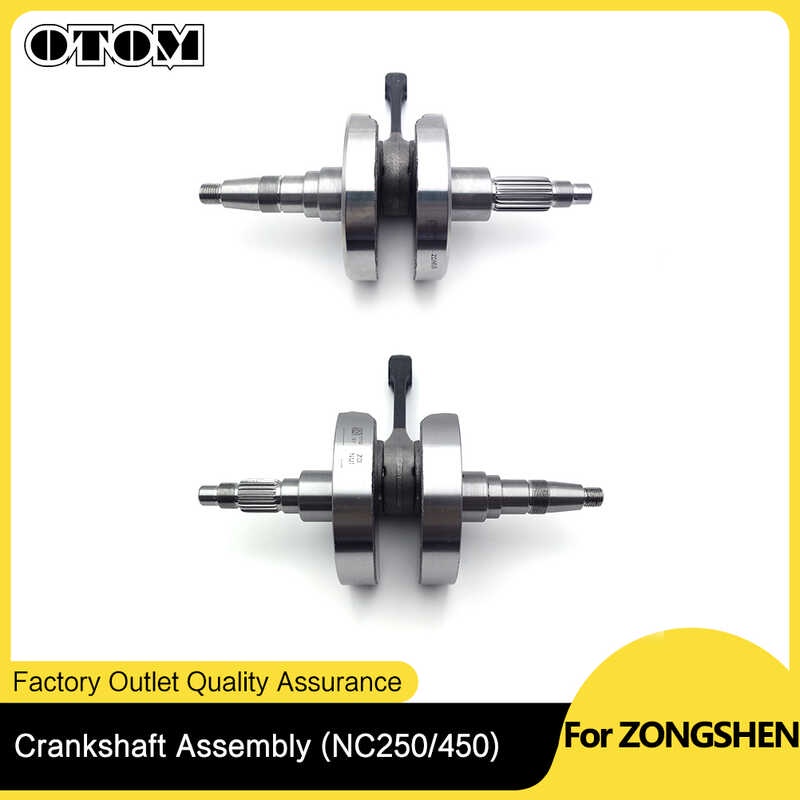 Otom Crankshaft Assembly Para Sa Zongshen Nc250 Nc450 Nc300s Motorcycle Engine Aftermarket Mga 0024