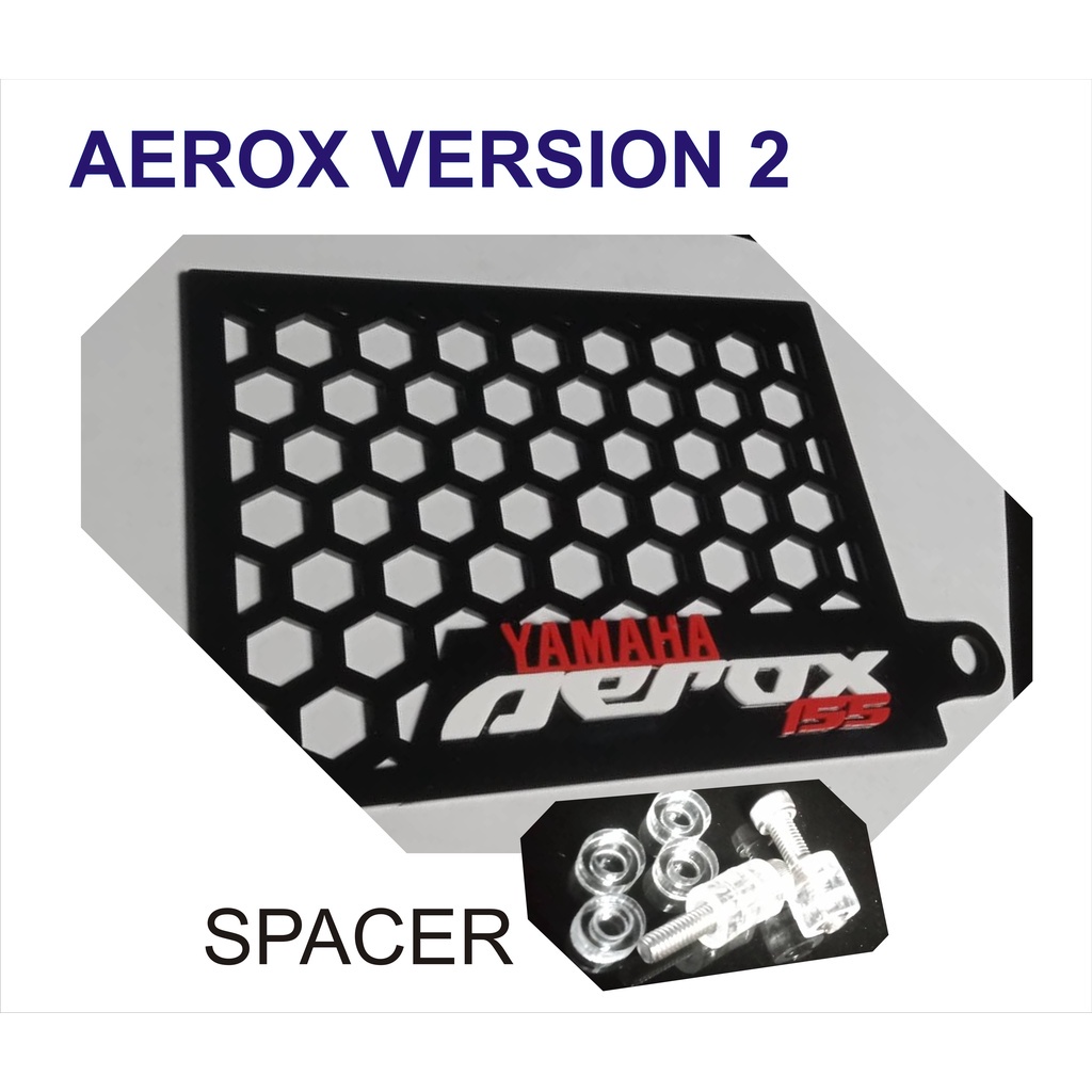 Radiator Cover With Bolts For Nmax Aerox V1 V2 Shopee Philippines