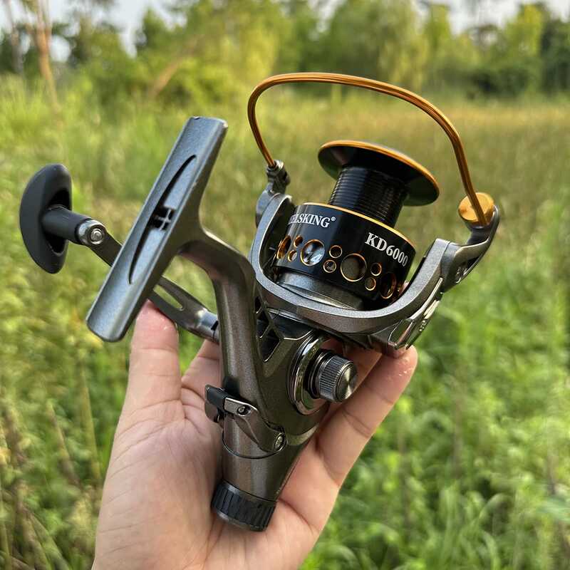 Fishing Reel Baitrunner 5.2:1/4.9:1 Front Rear Drag System High ...