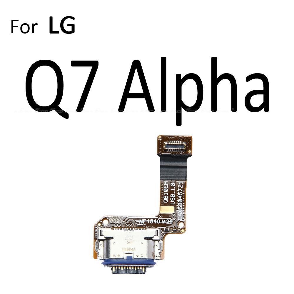 USB Charging Port Dock Plug Connector Charger Board Microphone Flex Cable  Parts For LG Q7 Plus Alpha Q7a Q8 Q9 Q51 Q61 Q92 5G