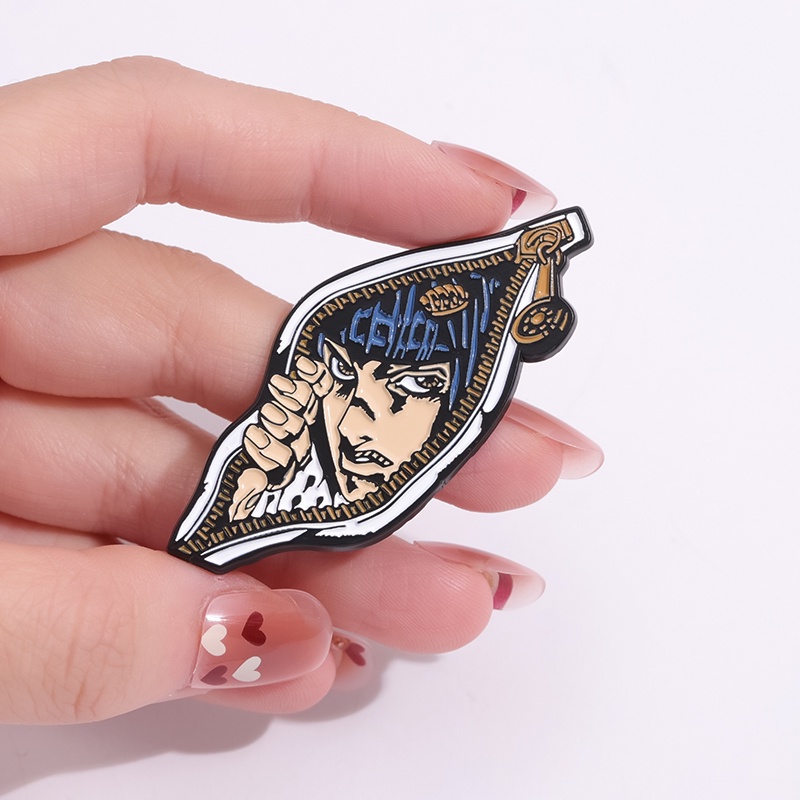 Animation Peripheral Bizarre Adventure Cartoon Character Enamel Pin Jojo Enamel Brooch Souvenir 3855