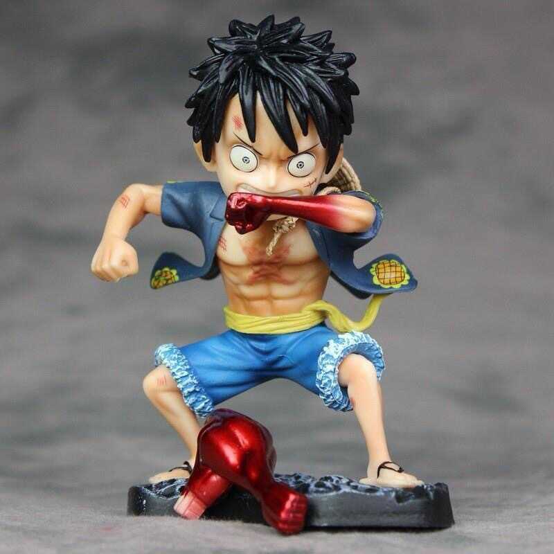 Isang Piece 13Cm Monkey D Luffy Figure GK Anime The Island Of Ghosts ...