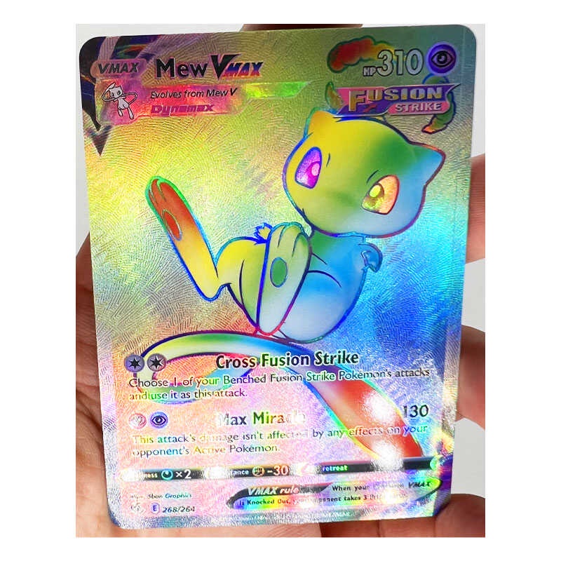 Vmax Charizard Mew Eevee Umbreon Syeon Paper Card DIY Toys Hobbies ...