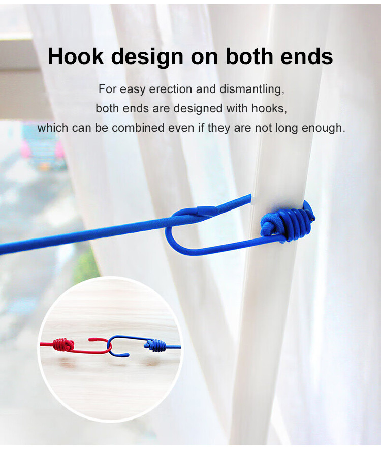 Retractable clothesline with clips | Shopee Philippines