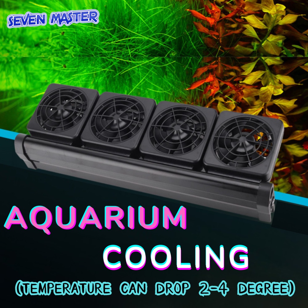 Seven Master Aquarium Tank Fan Aquarium Cooling Fan Equipment Mute