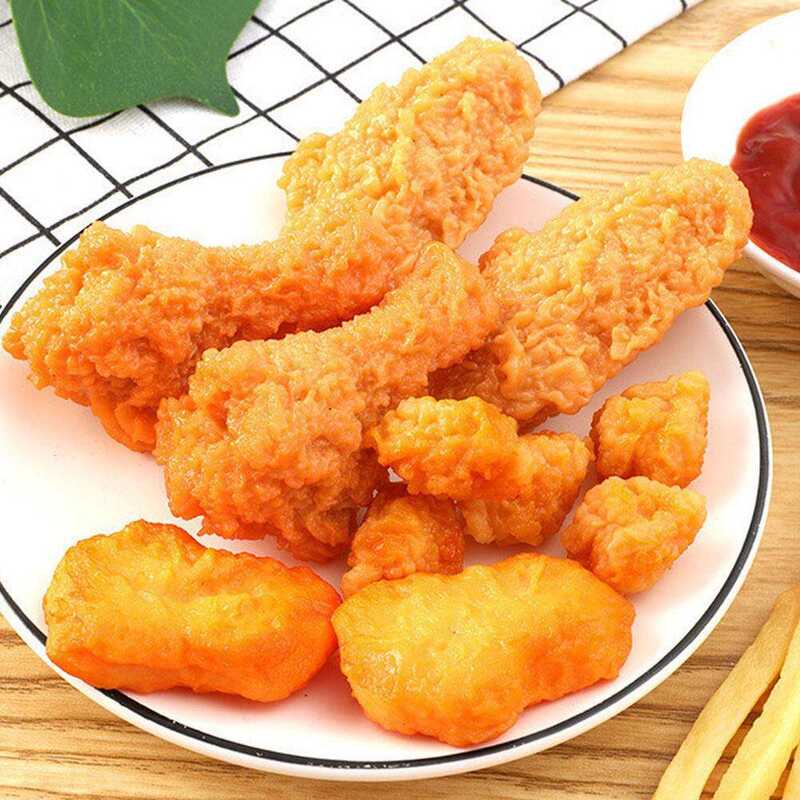 Artificial Fried Chicken Simulated Model Fake Chicken Wings Food Model