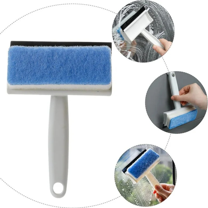 Double-Sided Sponge Wiper Scraper Car Glass Wiper Cleaner Bathroom Wall ...