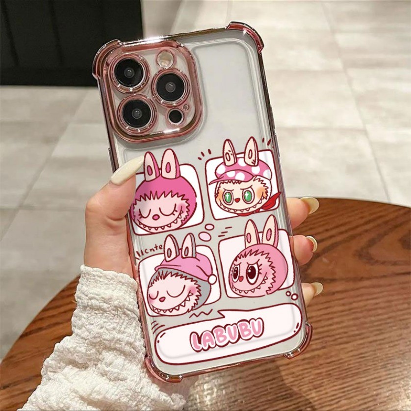 Labubu Phone Case for iPhone 16 11 15 14 13 12 Pro Xs Max XR X 7 8 Plus ...