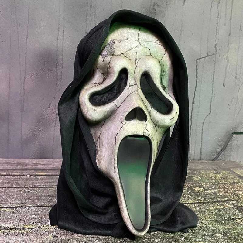 LINCHEIN Carvinal Scream Face EVA Horror Billy Loomis Ghostface Costume