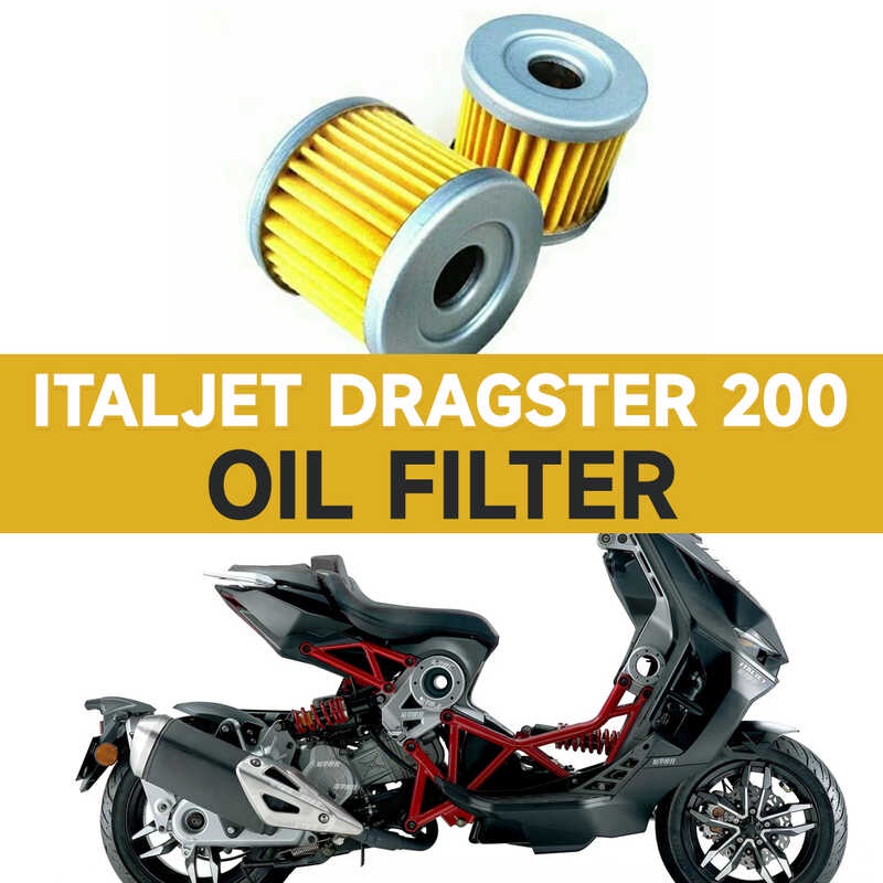 For Italjet Dragster 200 Dragster200 Motorcycle Oil Filter Oil Filter