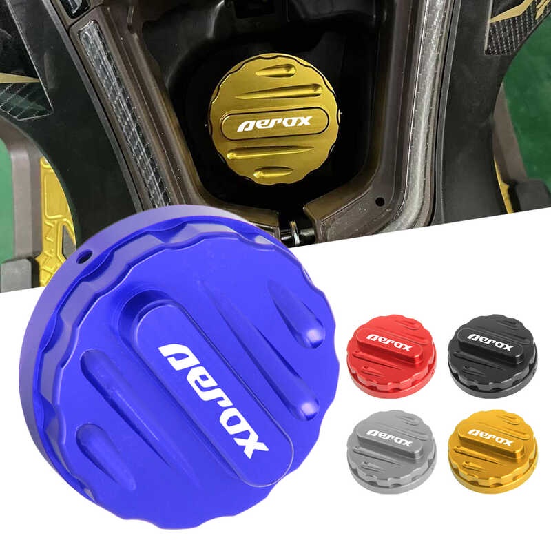 Motorcycle CNC Gas Tank Oil Fuel Cap Para Sa Yamaha Aerox 155 150 125 ...