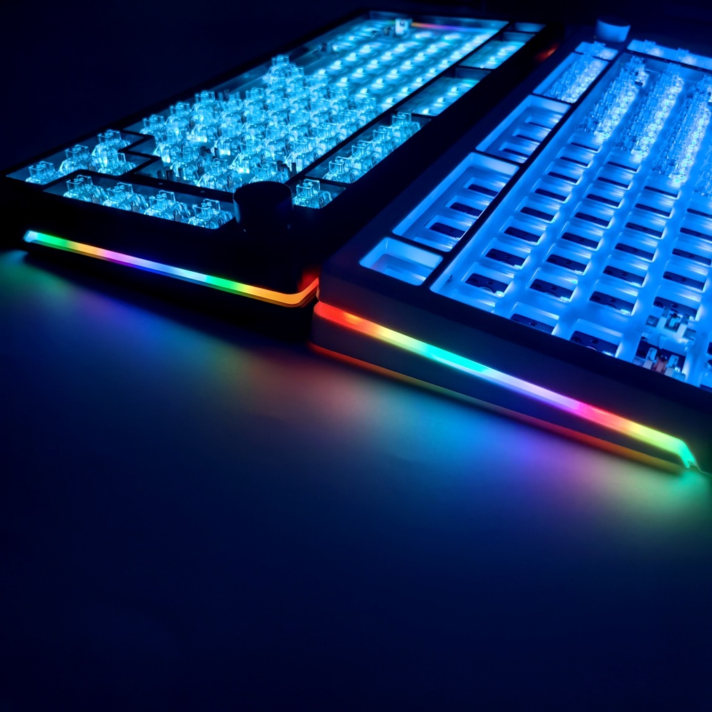 【Adjustable RGB Color】MAIMOOO KX75 Customize 75% Three Modes Keyboard ...