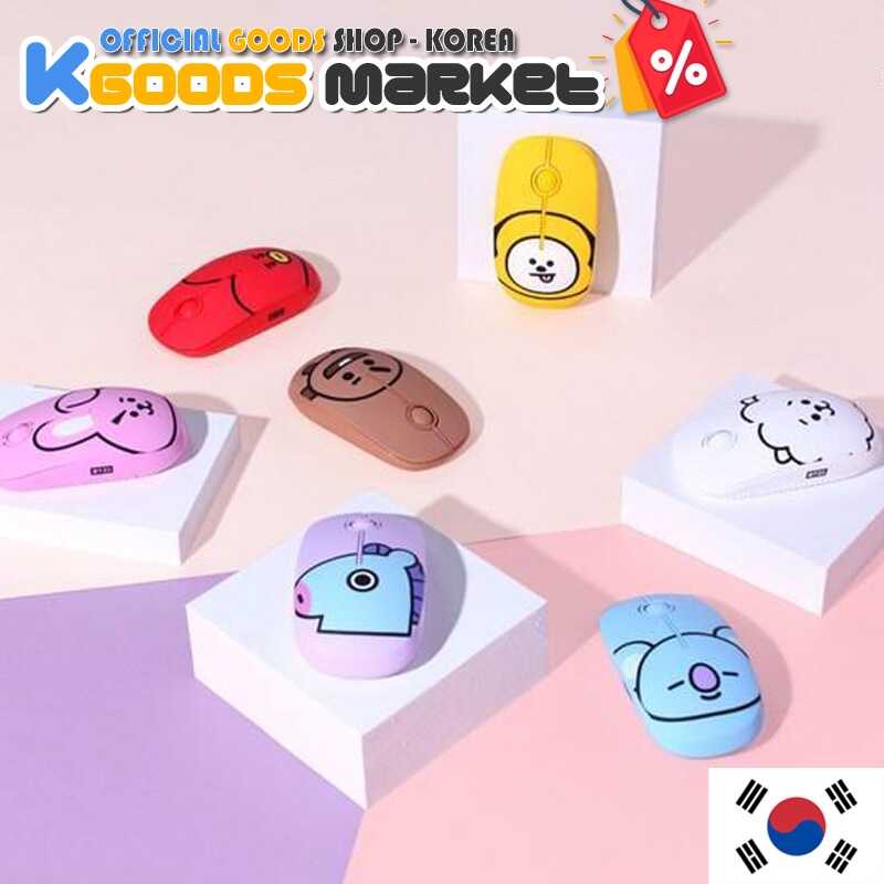 BT21 Silent Wireless Mouse Official Goods | Shopee Philippines
