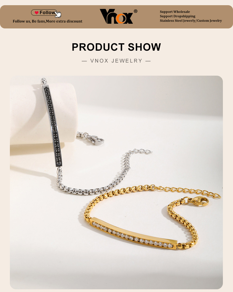 VNOX - Bracelets De Couple En Acier Inoxydable Tressé Main Avec Symbole Infini Coeur, Gravure Possible, Cadeau Saint-Valentin