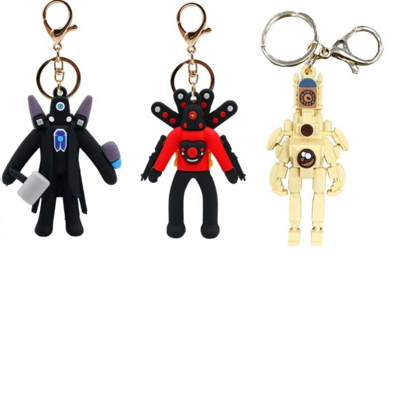 Skibidi Toilet Speakman Keychain Cameraman Tv Kababaihan Camera Man ...
